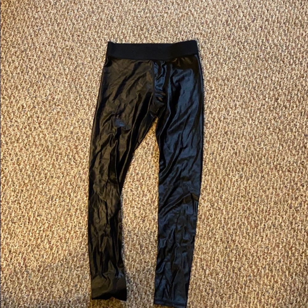 Noli shiny black leggings